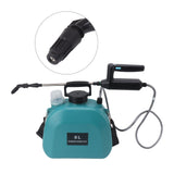 8L Electric Sprayer Slip Resistant Handle 2000mAh Battery Powered Sprayer with Shoulder Strap for Household Green