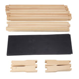 10 Set Beehive Frames Foundations Kit Honey Bee Frames with Beeswax Coated Food Grade Foundation Sheets Beekeeping Supplies