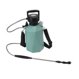 Electric Spray Bottle 3 Nozzles 2400 Mah 3.7V 5L Battery Powered Sprayer for Garden Fertilizing for Plant Rhombus Green