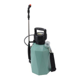 Electric Spray Bottle 3 Nozzles 2400 Mah 3.7V 5L Battery Powered Sprayer for Garden Fertilizing for Plant Rhombus Green