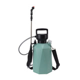 Electric Spray Bottle 3 Nozzles 2400 Mah 3.7V 5L Battery Powered Sprayer for Garden Fertilizing for Plant Rhombus Green