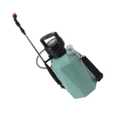 Electric Spray Bottle 3 Nozzles 2400 Mah 3.7V 5L Battery Powered Sprayer for Garden Fertilizing for Plant Rhombus Green