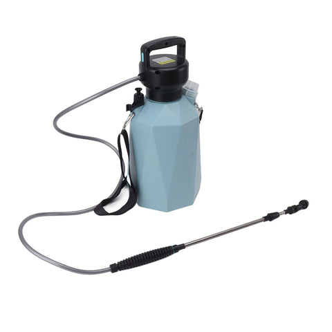 Electric Spray Bottle 3 Nozzles 2400 Mah 3.7V 5L Battery Powered Sprayer for Garden Fertilizing for Plant Rhombus Blue In Australia - Darrahopens