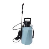 Electric Spray Bottle 3 Nozzles 2400 Mah 3.7V 5L Battery Powered Sprayer for Garden Fertilizing for Plant Rhombus Blue