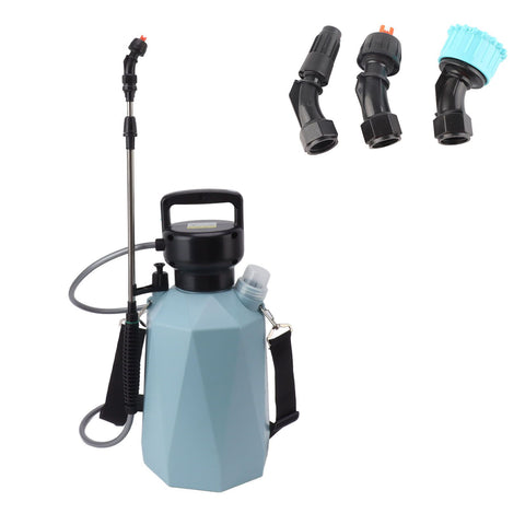 Rhombus 7.4V High Power Battery Powered Sprayer 5L Large Capacity Electric Sprayer for Garden Blue