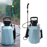 Rhombus 7.4V High Power Battery Powered Sprayer 5L Large Capacity Electric Sprayer for Garden Blue