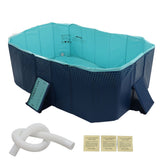 Foldable Swimming Pool Folding Oversize Bath Pool Inflation Free for Home Outdoor 1.6m / 5.25ft In Australia - Darrahopens