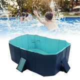 Foldable Swimming Pool Folding Oversize Bath Pool Inflation Free for Home Outdoor 1.6m / 5.25ft