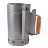 Grill Chimney Starter Wood Handle Compact Barbecue Chimney Starter for Outdoor Cooking Camping In Australia - Darrahopens