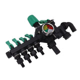 Hose Manifolds 4 Way Spigot Splitter Separate Switch Multifunction Easy Installation Anti Rust for Farm Garden with Pressure Gauge In Australia - Darrahopens