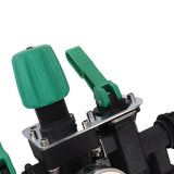 Hose Manifolds 4 Way Spigot Splitter Separate Switch Multifunction Easy Installation Anti Rust for Farm Garden with Pressure Gauge
