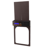 3 in 1 Automatic Chicken Door LED Remote Control Light Sensation IP45 Automatic Coop Door Opener for Chicken Duck Goose Brown