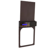 3 in 1 Automatic Chicken Door LED Remote Control Light Sensation IP45 Automatic Coop Door Opener for Chicken Duck Goose Brown