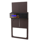 3 in 1 Automatic Chicken Door LED Remote Control Light Sensation IP45 Automatic Coop Door Opener for Chicken Duck Goose Brown