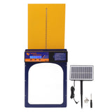 Automatic Chicken Coop Door Solar Powered Timer IP45 Waterproof Aluminum Poultry Auto Coop Doors for Home Farm Jewel Blue