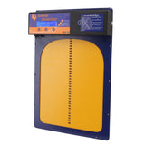 Automatic Chicken Coop Door Solar Powered Timer IP45 Waterproof Aluminum Poultry Auto Coop Doors for Home Farm Jewel Blue