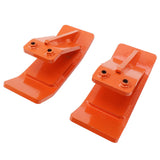 Tractor Bucket Protector Heavy Duty Steel Bucket Attachment Ski Edge Protector for Snow Leaves Removal Spreading Gravel
