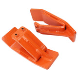 Tractor Bucket Protector Heavy Duty Steel Bucket Attachment Ski Edge Protector for Snow Leaves Removal Spreading Gravel