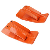 Tractor Bucket Protector Heavy Duty Steel Bucket Attachment Ski Edge Protector for Snow Leaves Removal Spreading Gravel