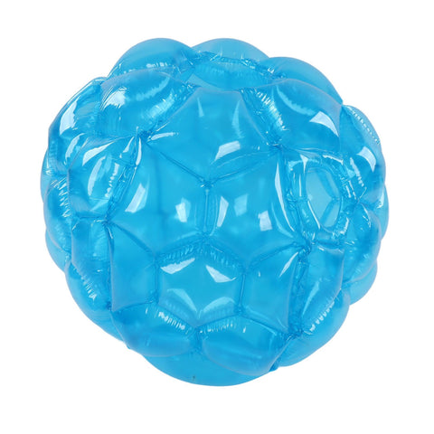 90CM Inflatable Collision Balls Portable Foldable Recyclable Body Bubble Ball for Kids Adults for Picnics Barbecues Blue