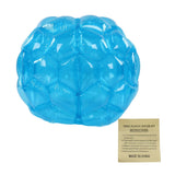 90CM Inflatable Collision Balls Portable Foldable Recyclable Body Bubble Ball for Kids Adults for Picnics Barbecues Blue