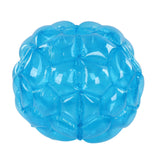 90CM Inflatable Collision Balls Portable Foldable Recyclable Body Bubble Ball for Kids Adults for Picnics Barbecues Blue