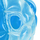 Inflatable Bumping Ball Foldable Portable Body Bubble Ball 90x75cm for Party Games Blue