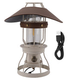 Outdoor Camping Lantern Portable Long Endurance Tent Hanging Lantern Camping Lamp White