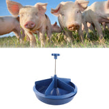 5 Girds Pig Feeder Circular Eating Trough Piglet Food Bucket Feeding Container Rear Hanging Hook