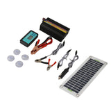 30W Polycrystalline Silicon Solar Panels Set with MPPT Charge Controller DC12V to AC220V 1000W Inverter