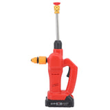 Cordless Pressure Washer IPX7 Waterproof Battery Powered Portable Pressure Cleaner with 180 Degree Rotating Nozzle for Cars Patio Fence