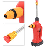 Cordless Pressure Washer IPX7 Waterproof Battery Powered Portable Pressure Cleaner with 180 Degree Rotating Nozzle for Cars Patio Fence