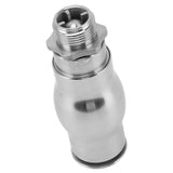 304 Stainless Steel Frothy Nozzle Water Fountain Frothy Sprayer Nozzle for Landscape Pool Patio G1in 10‑126kpa