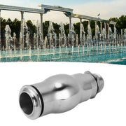 304 Stainless Steel Frothy Nozzle Water Fountain Frothy Sprayer Nozzle for Landscape Pool Patio G1in 10‑126kpa
