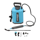 Darrahopens Home & Garden > Garden Tools > Gardening Tools Battery Powered Sprayer with 3 Mist Nozzles Shoulder Mounted Multifunctional Electric Garden Sprayer for Watering Flowers Spraying Medicines Blue In Australia - Darrahopens