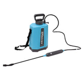Darrahopens Home & Garden > Garden Tools > Gardening Tools Battery Powered Sprayer with 3 Mist Nozzles Shoulder Mounted Multifunctional Electric Garden Sprayer for Watering Flowers Spraying Medicines Blue In Australia - Darrahopens