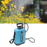 Darrahopens Home & Garden > Garden Tools > Gardening Tools Battery Powered Sprayer with 3 Mist Nozzles Shoulder Mounted Multifunctional Electric Garden Sprayer for Watering Flowers Spraying Medicines Blue In Australia - Darrahopens