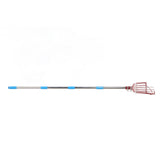 Fruit Picker Tool Multifunctional Stainless Steel Durable Rustproof Apple Orange Fruits Catcher Tree Picker with Pole 6 Sections