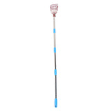 Fruit Picker Tool Multifunctional Stainless Steel Durable Rustproof Apple Orange Fruits Catcher Tree Picker with Pole 6 Sections