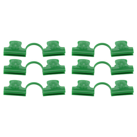 50Pcs Greenhouse Clamp PE Plastic 2 Head Plant Film Clamp Soil Sheet Clip for Horticulture 16mm / 0.63in In Australia - Darrahopens
