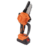 4inch Mini Chainsaw Handheld Portable Battery Powered Adjustment Free Brushless High Power Small Chainsaw for Garden Wood Cutting