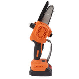 4inch Mini Chainsaw Handheld Portable Battery Powered Adjustment Free Brushless High Power Small Chainsaw for Garden Wood Cutting