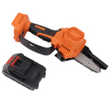 4inch Mini Chainsaw Handheld Portable Battery Powered Adjustment Free Brushless High Power Small Chainsaw for Garden Wood Cutting