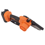 4inch Mini Chainsaw Handheld Portable Battery Powered Adjustment Free Brushless High Power Small Chainsaw for Garden Wood Cutting