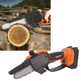 4inch Mini Chainsaw Handheld Portable Battery Powered Adjustment Free Brushless High Power Small Chainsaw for Garden Wood Cutting