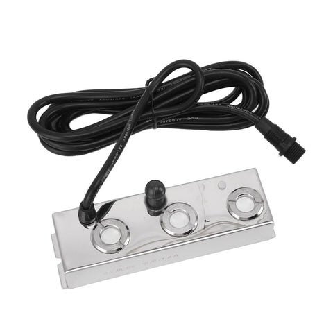Fog Maker Ultra Sound 304 Stainless Steel 3 Head IP67 Waterproof Automatic Power Failure Mist Maker Fogger for Greenhouse Garden Lawn Pond EU Plug AC100‑240V