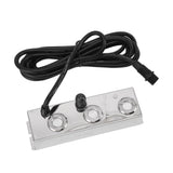 Fog Maker Ultra Sound 304 Stainless Steel 3 Head IP67 Waterproof Automatic Power Failure Mist Maker Fogger for Greenhouse Garden Lawn Pond US Plug AC100‑240V In Australia - Darrahopens