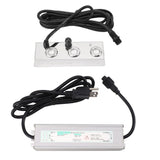 Fog Maker Ultra Sound 304 Stainless Steel 3 Head IP67 Waterproof Automatic Power Failure Mist Maker Fogger for Greenhouse Garden Lawn Pond US Plug AC100‑240V In Australia - Darrahopens