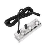 Fog Maker Ultra Sound 304 Stainless Steel 3 Head IP67 Waterproof Automatic Power Failure Mist Maker Fogger for Greenhouse Garden Lawn Pond US Plug AC100‑240V