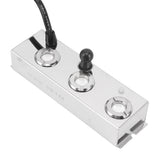 Fog Maker Ultra Sound 304 Stainless Steel 3 Head IP67 Waterproof Automatic Power Failure Mist Maker Fogger for Greenhouse Garden Lawn Pond US Plug AC100‑240V